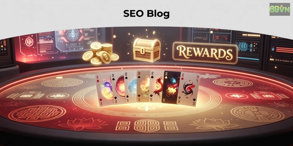 Hình minh họa khái niệm top game bài đổi thưởng 69vn với giao diện chơi hấp dẫn