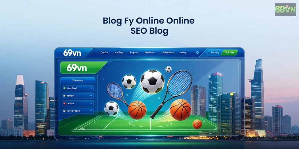 Hình ảnh minh họa khái niệm trò chơi thể thao trên nền tảng 69vn chuyên nghiệp.